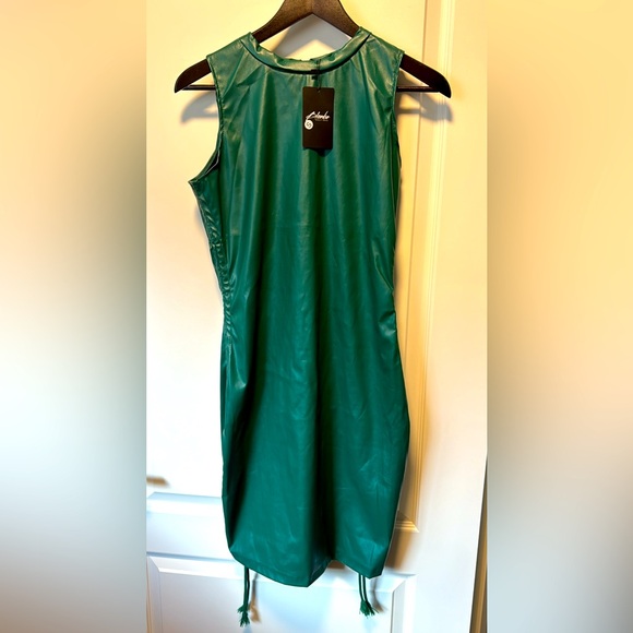 New Faux Leather Dress - Picture 1 of 3